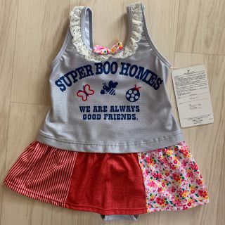 スーパーブーホームズ(SUPER BOO HOMES)の◎新品◎110㎝　SUPER BOO HOMES ブーホームズ　水着 ワンピース(水着)