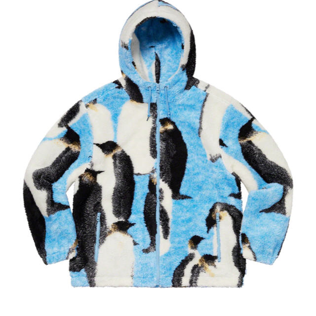 supreme Penguins Hooded Fleece Jacket