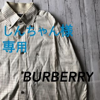 バーバリー(BURBERRY)のBURBERRY バーバリー シャツ L メンズ ビジネス 日本製 長袖 綿(シャツ)