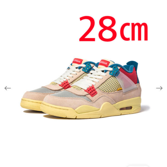 激安先着 NIKE - UNION NIKE AIR JORDAN 4 RETRO SP 28㎝ スニーカー