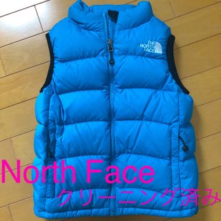 ザノースフェイス(THE NORTH FACE)のノースフェイス ダウンベスト キッズ 130 クリーニング済み(ジャケット/上着)