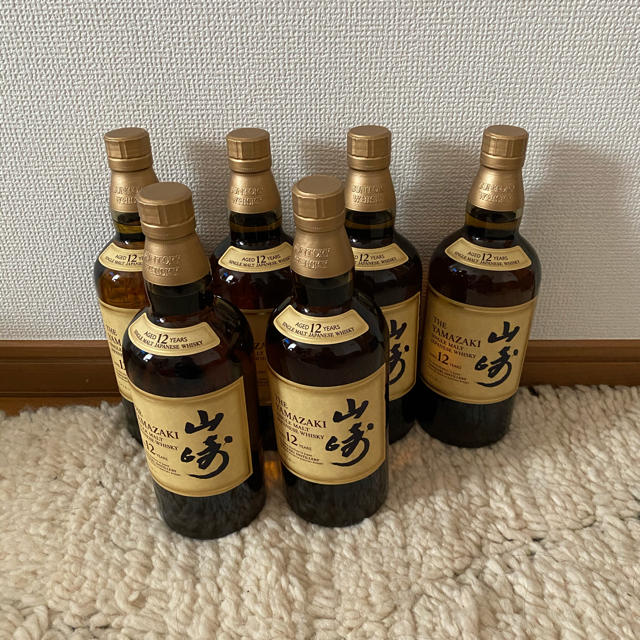 サントリー(サントリー)のエルメス大好きさま専用　山崎12年　700ml  サントリー　6本 食品/飲料/酒の酒(ウイスキー)の商品写真