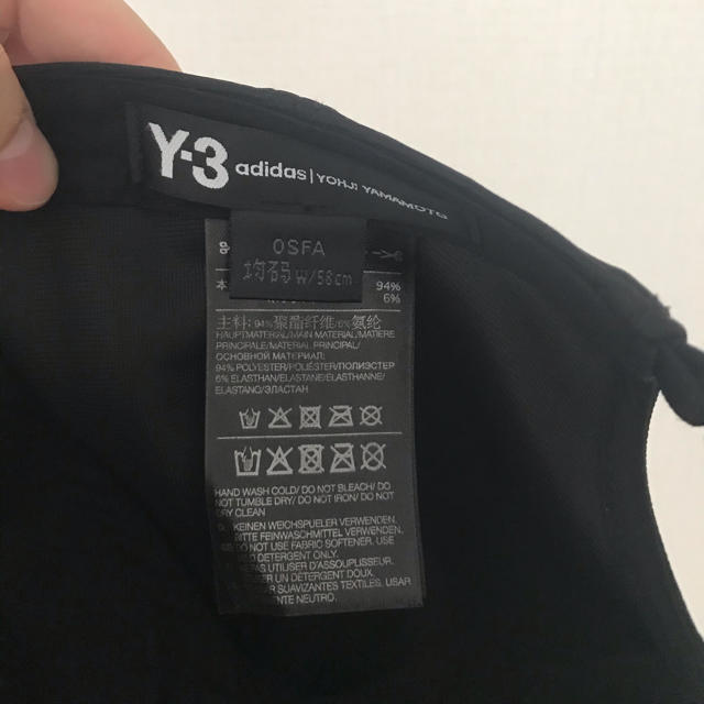 Y-3(ワイスリー)のY-3 キャップ メンズの帽子(キャップ)の商品写真