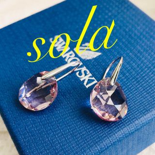 SWAROVSKI - スワロフスキー ティアドロップ ピアス 正規品 SWAROVSKI
