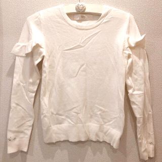 トッコ(tocco)のtocco トップス　長袖　ホワイト(カットソー(長袖/七分))