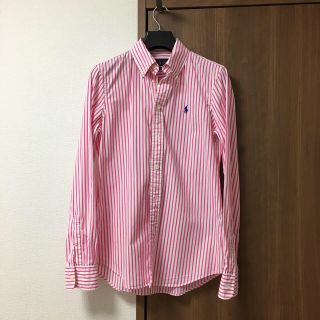 ラルフローレン(Ralph Lauren)のRALPHLAUREN ラルフローレン　ストライプ　シャツ　ピンク(シャツ/ブラウス(長袖/七分))