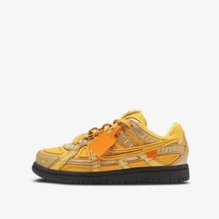 ナイキ(NIKE)のナイキ x Off-White キッズ　ダンク　dunk オフホワイト　22(スニーカー)