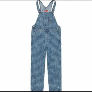 シュプリーム(Supreme)のsupreme jacquard logos denim overalls(サロペット/オーバーオール)