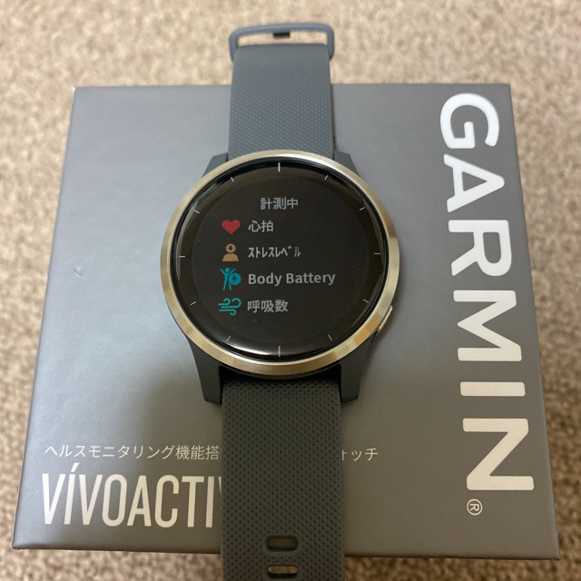 GARMIN - GARMIN vivoactive 4 Gray/Silverの通販 by kazuma's shop ...