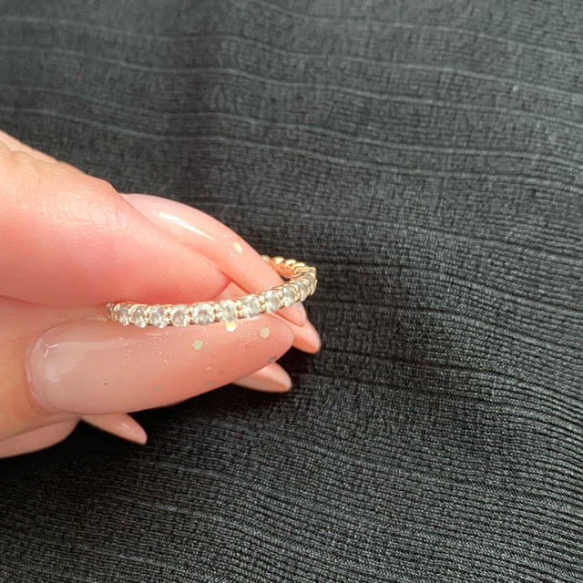 ete ハーフダイヤデザインリング レディース アクセサリー metab.ru