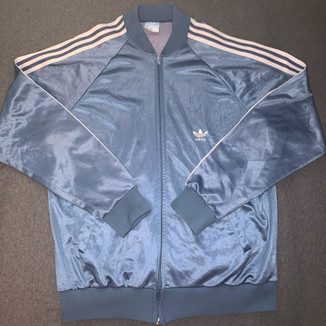 adidas atp 80s USA製 ブルーグレー トラックジャケット | フリマアプリ ラクマ