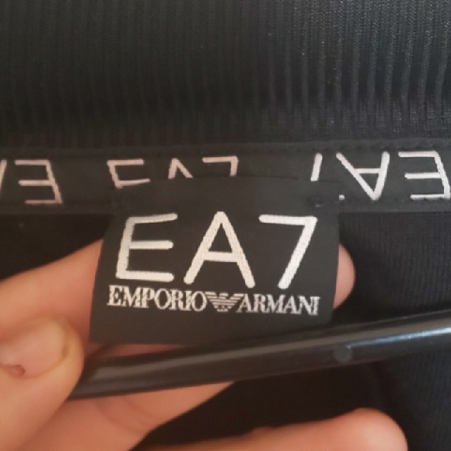 Emporio Armani(エンポリオアルマーニ)のエンポリオアルマーニ EA7 ジャージ上 Sサイズ ブラック メンズのトップス(ジャージ)の商品写真