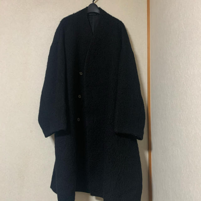 LAD MUSICIAN(ラッドミュージシャン)のLAD MUSICIAN 18AW COLLARLESS BIG CHESTER メンズのジャケット/アウター(チェスターコート)の商品写真