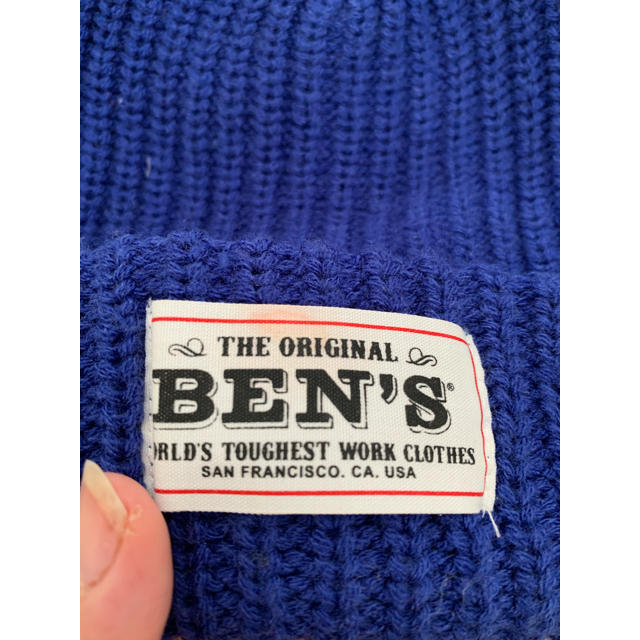 BEN DAVIS(ベンデイビス)の【BEN'S】ニット帽 メンズの帽子(ニット帽/ビーニー)の商品写真