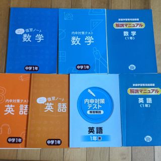 家庭教師ランナー教材　中学一年　数学　英語(語学/参考書)