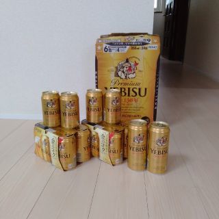 エビス(EVISU)のエビスビール　エビス　350ml　１６缶　500ml 2缶セット(ビール)