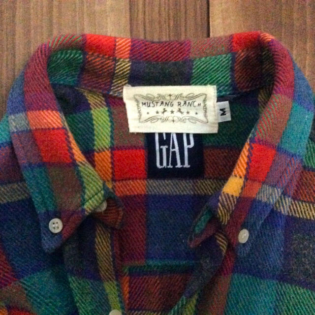 GAP(ギャップ)のGAP★mustang ranch×gap ★リメイクネルシャツ★コラボ★ メンズのトップス(シャツ)の商品写真