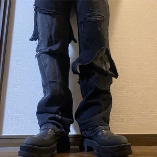 RAF SIMONS - raf simons relax destroyed denimの通販 by J's shop