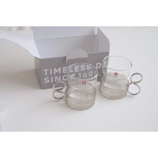 イッタラ(iittala)の 【新品未使用】 iittala Tsaikka 2個セット(グラス/カップ)