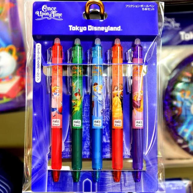 Disney(ディズニー)のディズニー　フリクション　ボールペン　-5色セット- インテリア/住まい/日用品の文房具(ペン/マーカー)の商品写真