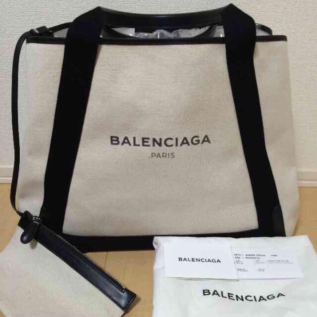 格安人気 Balenciaga M ネイビーカバ BALENCIAGA - トートバッグ