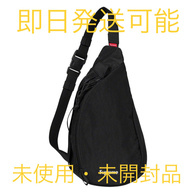 2020 FW week1 Supreme Sling Bag Black