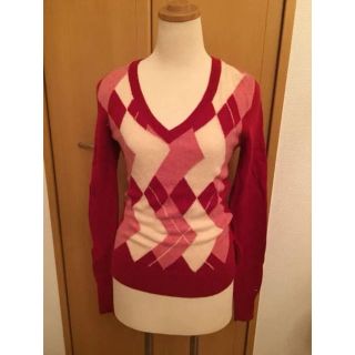 トミーヒルフィガー(TOMMY HILFIGER)の美品　トミーヒルフィガー　長袖ニット(ニット/セーター)