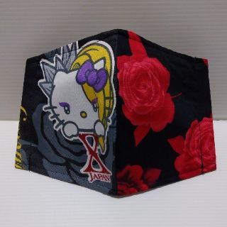 yoshikittyマスクカバー 薔薇赤 インナーマスク (その他)
