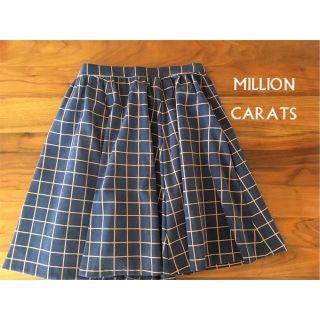 ミリオンカラッツ(Million Carats)のミリオンカラッツ　チェック柄　フレアスカート(ひざ丈スカート)