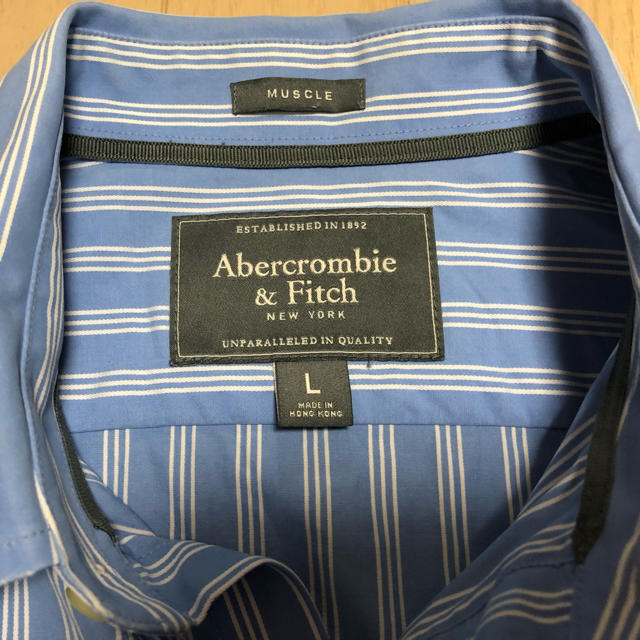 Abercrombie&Fitch(アバクロンビーアンドフィッチ)のAbercrombie&Fitch ストライプシャツ アバクロンビー&フィッチ メンズのトップス(シャツ)の商品写真