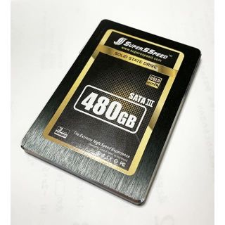 送料込 SuperSSpeed S302-Lite SSD 480GB（中古品）(PC周辺機器)