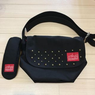 マンハッタンポーテージ(Manhattan Portage)のマンハッタンポーテージ 限定スタッズメッセンジャーバッグ 黒(メッセンジャーバッグ)