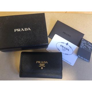 プラダ(PRADA)のPRADA キーケース ブラック(キーケース)