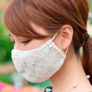 チェスティ(Chesty)のchestyチェスティ🤍レースmask 白(その他)