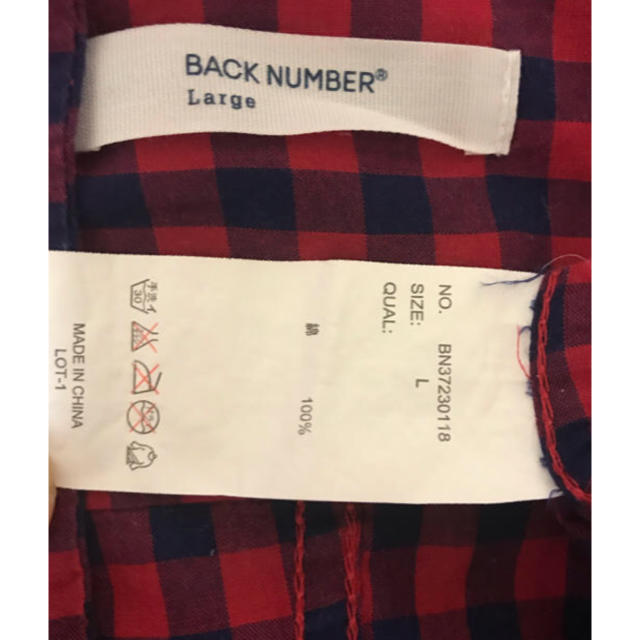 BACK NUMBER(バックナンバー)の2色チェックブラウス レディースのトップス(シャツ/ブラウス(長袖/七分))の商品写真