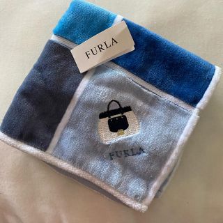 フルラ(Furla)のFURLA ハンカチ BLUE 未使用(ハンカチ)