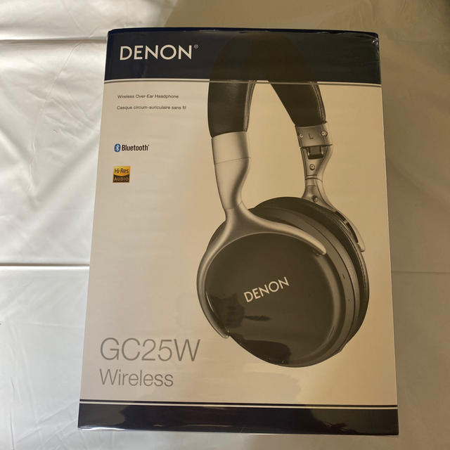 DENON(デノン)の[送料無料！]DENON AH-GC25W ブラック スマホ/家電/カメラのオーディオ機器(ヘッドフォン/イヤフォン)の商品写真