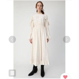 moussy LACE RUFFLE LONG ドレス(最終価格)