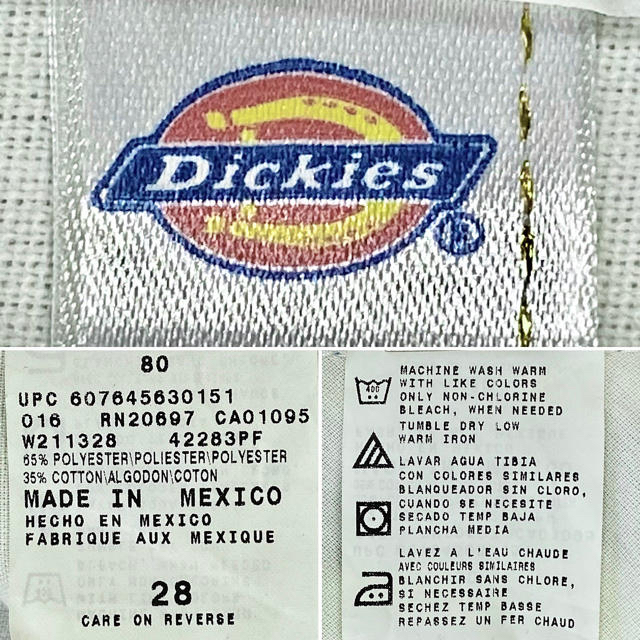 Dickies(ディッキーズ)のDickies ディッキーズ  メキシコ製 ワークパンツ ツールポケットW28 メンズのパンツ(ワークパンツ/カーゴパンツ)の商品写真