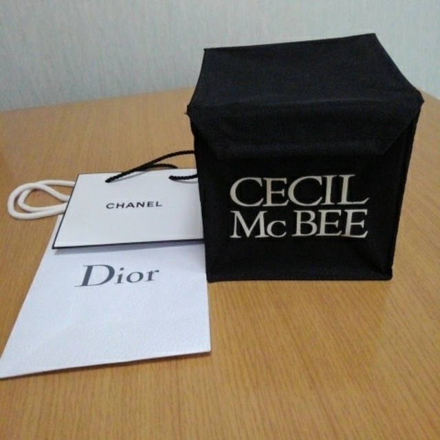 CECIL McBEE(セシルマクビー)の【m様専用】CECIL McBEE CD.DVDケース＆ブランド紙袋セット インテリア/住まい/日用品の収納家具(CD/DVD収納)の商品写真