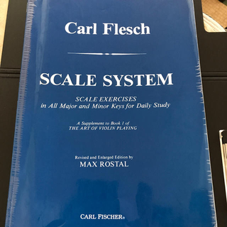 楽譜【Carl  Flesch】SCALE SYSTEM(クラシック)