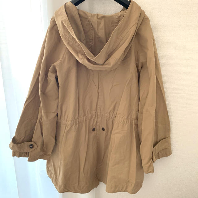 ZARA(ザラ)の美品♡ZARA フードジャケット Sサイズ オーバーサイズ♡ベージュ レディースのジャケット/アウター(ブルゾン)の商品写真