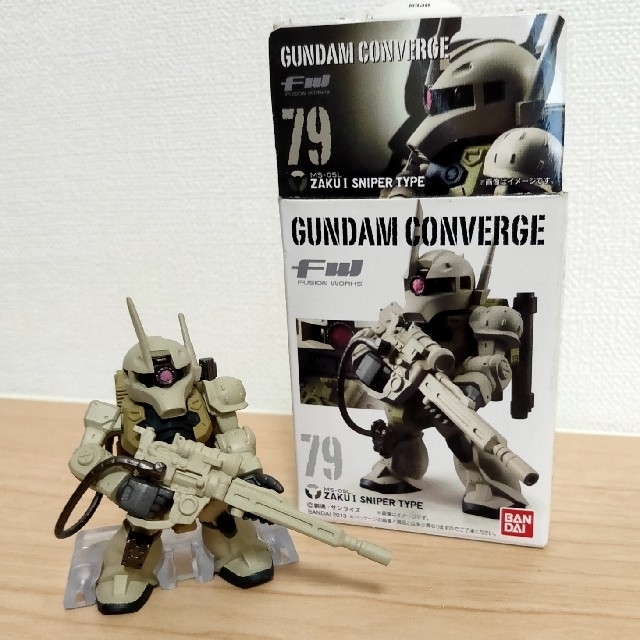 ガンダムコンバージ 【一点物】ザクスナイパーフルリペイント