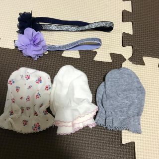 アカチャンホンポ(アカチャンホンポ)の④ミトン、ヘアアクセサリーセット(その他)