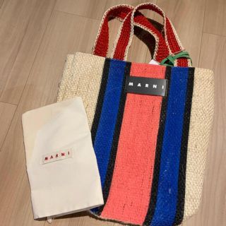 マルニ(Marni)のMARNI マルニ クロシェハンドル カナパ バッグ(トートバッグ)