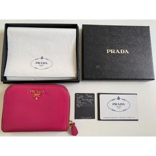 プラダ(PRADA)のPRADA 二つ折り財布 PINK(財布)