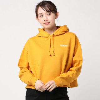 ミルクフェド(MILKFED.)のBACK ICING SHORT SWEAT HOODIE OKINAWA(トレーナー/スウェット)