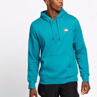 ザノースフェイス(THE NORTH FACE)の日本未発売 ノースフェイス L ボックスロゴ パーカー ファンファーレグリーン(パーカー)