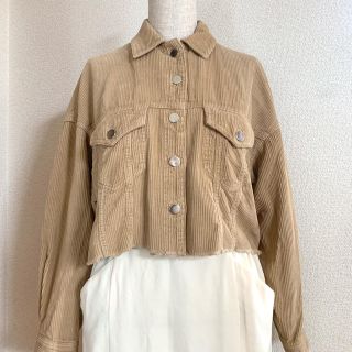 ザラ(ZARA)の最終お値下げ！ジャケット　ショート丈　ベージュ(テーラードジャケット)