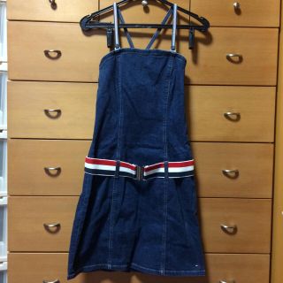 トミーヒルフィガー(TOMMY HILFIGER)のトミーのデニムワンピ☺︎(ミニワンピース)